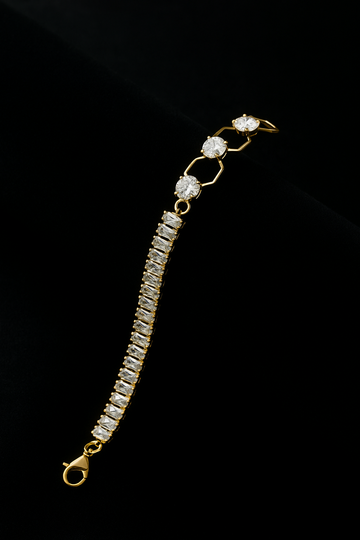 Silver Golden Bracelet