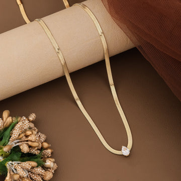 Pear Snake Necklace